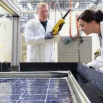 Hanwha solar panel production