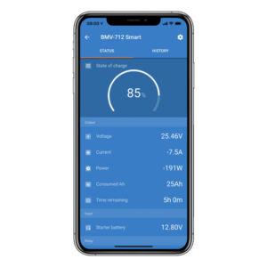 Victron BMV-712 phone app
